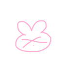 かわいいぴんくのうさちゃんすたんぷ！（個別スタンプ：18）
