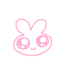 かわいいぴんくのうさちゃんすたんぷ！（個別スタンプ：19）