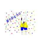 けっさく スケルトンスタンプ（個別スタンプ：3）