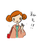 大人女子kokoron 明るいリアクション（個別スタンプ：3）