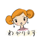 大人女子kokoron 明るいリアクション（個別スタンプ：15）