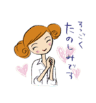 大人女子kokoron 明るいリアクション（個別スタンプ：24）