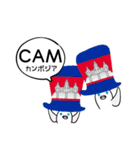 ちびぺん Cheering Hats（個別スタンプ：6）