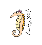 てんとうむしと海の生きものたち〜 5（個別スタンプ：2）