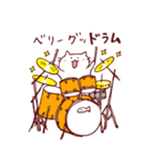 ダジャレde打楽器×猫♪【日常編40連発】（個別スタンプ：12）