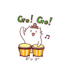ダジャレde打楽器×猫♪【日常編40連発】（個別スタンプ：28）
