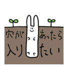 自由なうさぎさんのスタンプ（個別スタンプ：29）