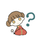 ゆるおんなのこのひとこと（個別スタンプ：4）