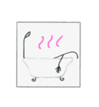 いろいろな毛スタンプ（個別スタンプ：4）