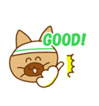 舗装やさんグーにゃんの建設業スタンプ（個別スタンプ：1）