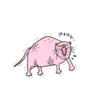 ハダカデバネズミちゃんず（個別スタンプ：3）