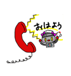 フロントのキューちゃん（個別スタンプ：2）