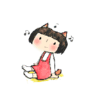 ハイタッチナナちゃんスタンプ（個別スタンプ：9）