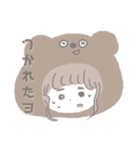 ゆるゆるおんなのこ。（個別スタンプ：2）