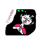 カラフル切り絵スタンプ（個別スタンプ：8）
