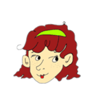 おもちゃの女の子（個別スタンプ：3）