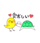 かめとぴよこ（個別スタンプ：5）