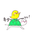 かめとぴよこ（個別スタンプ：7）