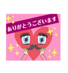 ひげ美人の日常（個別スタンプ：4）