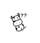 牛さんスタンプ第1弾（個別スタンプ：8）