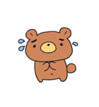 まゆげがかわいい 森のくまさん（個別スタンプ：4）