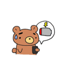 まゆげがかわいい 森のくまさん（個別スタンプ：28）