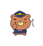 まゆげがかわいい 森のくまさん（個別スタンプ：39）