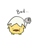 白めのぴよこ♪日常一言編♪（個別スタンプ：18）