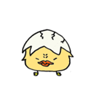白めのぴよこ♪日常一言編♪（個別スタンプ：27）