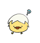 白めのぴよこ♪日常一言編♪（個別スタンプ：29）