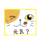 顔面ねこスタンプ（個別スタンプ：2）