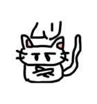 表情無し猫（個別スタンプ：8）