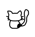 表情無し猫（個別スタンプ：16）