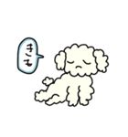 白くてフワフワの犬（個別スタンプ：13）