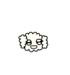 白くてフワフワの犬（個別スタンプ：32）