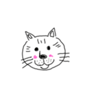 動物と変な絵（個別スタンプ：1）
