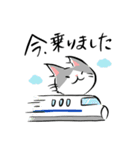 頑張る犬と頑張らない猫（個別スタンプ：2）