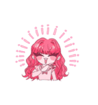 推しに心情をかき乱されるオタク（個別スタンプ：24）