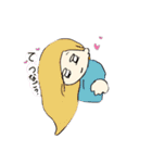 おんなのこ《きみにゾッコン編》（個別スタンプ：2）