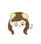 おんなのこ《きみにゾッコン編》（個別スタンプ：11）