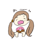 おんなのこ《きみにゾッコン編》（個別スタンプ：19）