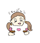 おんなのこ《きみにゾッコン編》（個別スタンプ：21）