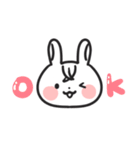 前髪ぷりてぃーうさたん（個別スタンプ：6）