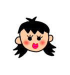 チークにゃん子さん達（個別スタンプ：15）