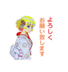 頑張る巫女お姉さん2（個別スタンプ：21）