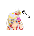 頑張る巫女お姉さん2（個別スタンプ：23）