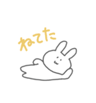 私のノートにいるうさぎ（個別スタンプ：19）