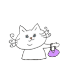 二重アゴの猫たち2（個別スタンプ：25）