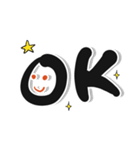 ひね文字 日常生活（個別スタンプ：1）