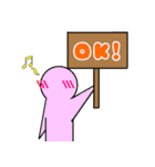 シンプルでラフなぬいぐるみ君（個別スタンプ：1）